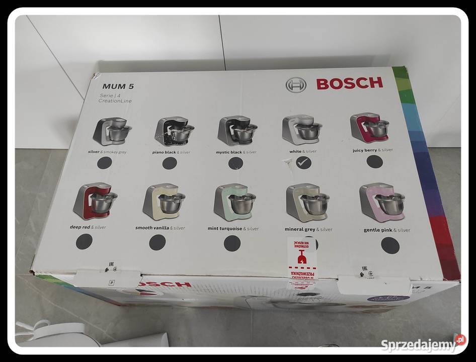 Robot kuchenny planetarny Bosch Mum 5 na Płock