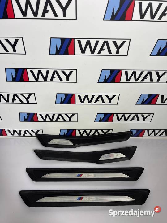 BMW F80 M3 LISTWY NAKŁADKI PROGOWE KOMPLET PRZÓD dolnośląskie