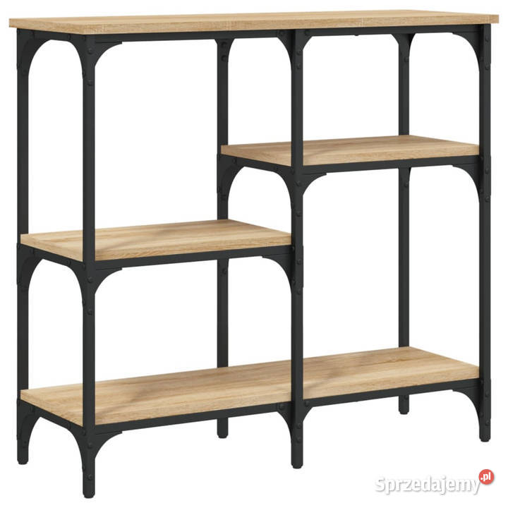 Stolik konsolowy dąb sonoma 80x29x75 WM834076 Warszawa