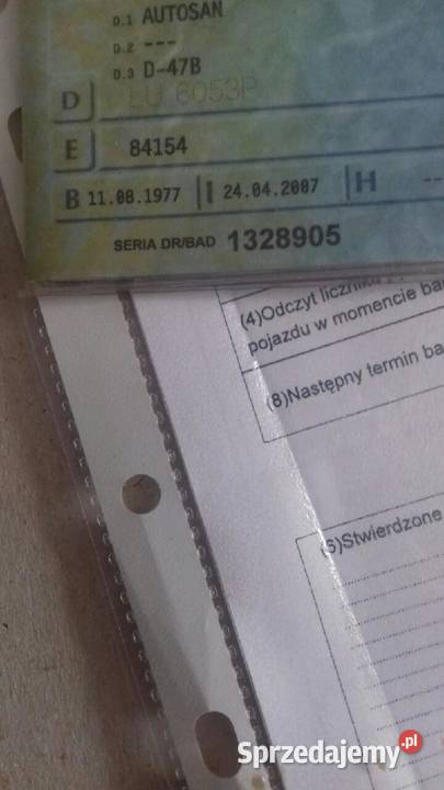 Sprzedam przyczepę AUTOSAN D47 z dokumentami Hrubieszów sprzedam