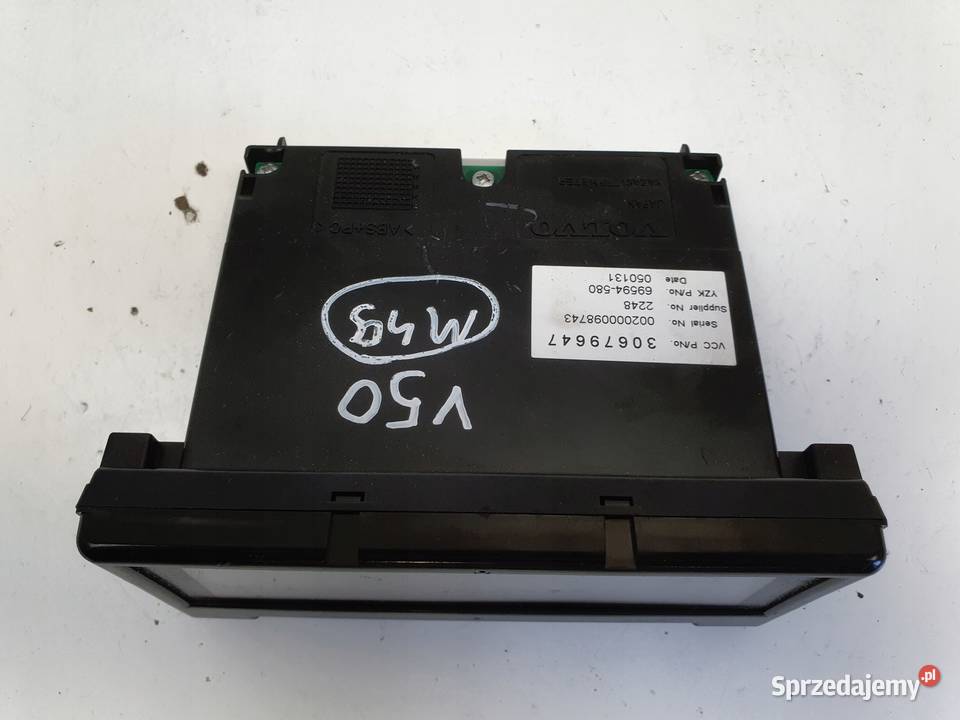 Volvo S40 II V50 C30 EKRAN RADIA Wyświetlacz Liczniki i zegary