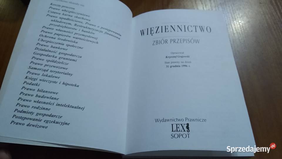 Więziennictwo zbiór przepisów oprac Krzysztof Gdańsk