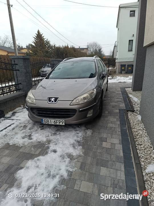 Sprzedam Peugeot 407 SW 2006 r 20 HDI 136 diesel poduszka powietrzna Motoryzacja Zabrzeg