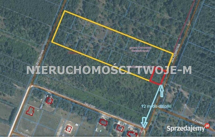 Działka 720m2 Ostrowiec Świętokrzyski