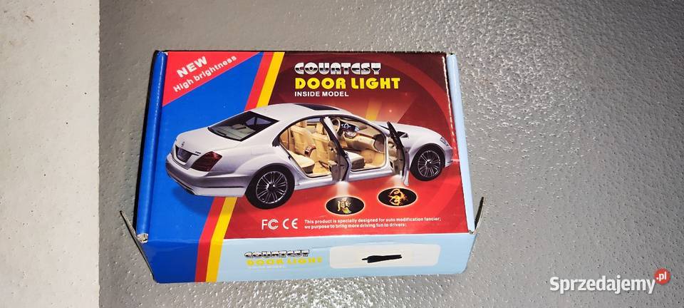 Podświetlenie drzwi Toyota logo Warszawa