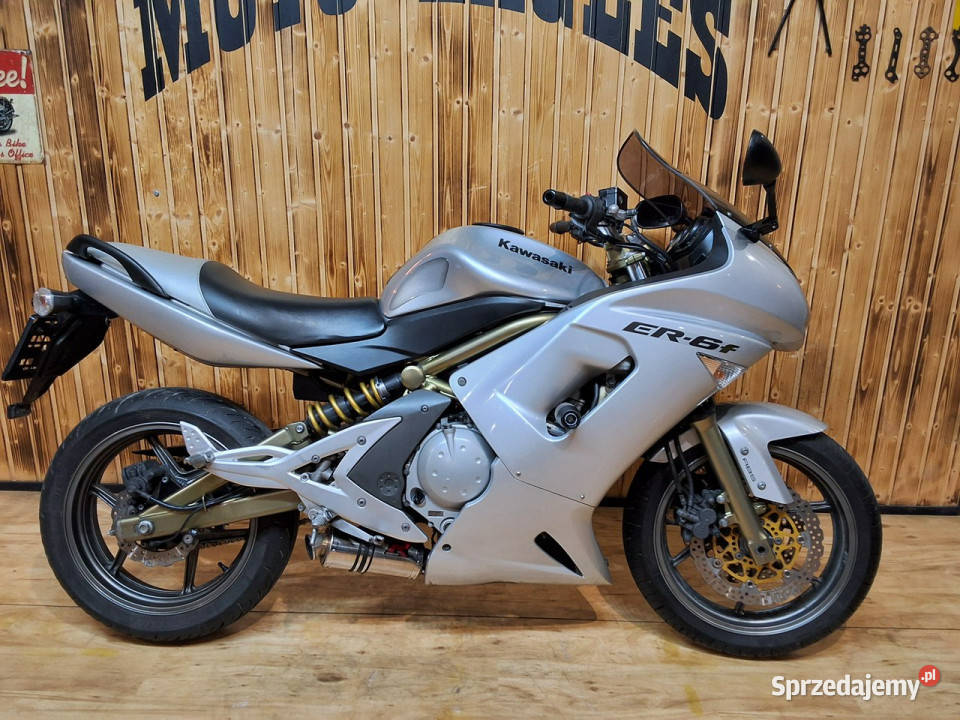 Kawasaki ER Piękny Motocykl KAWASAKI ER6F naked Bicz