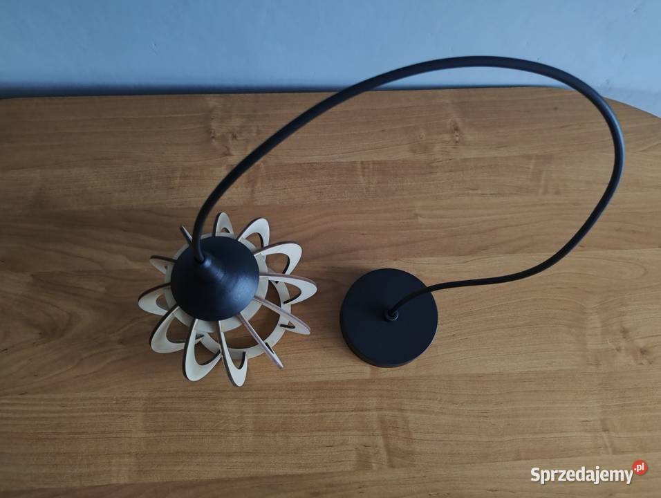 NOWA Lampa sufitowa wisząca kulka drewniana wzór Blachownia sprzedam