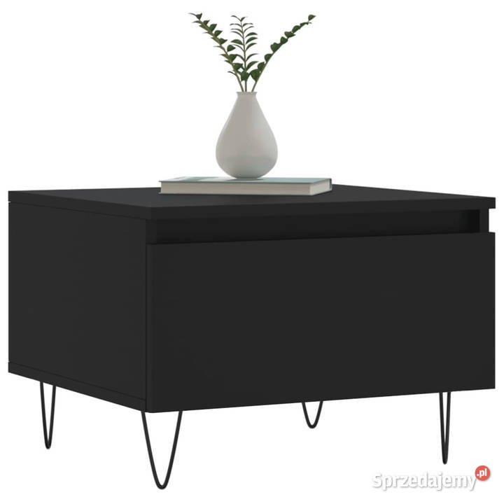 Stoliki kawowe 2 czarne 50x46x35 WM830863 Warszawa