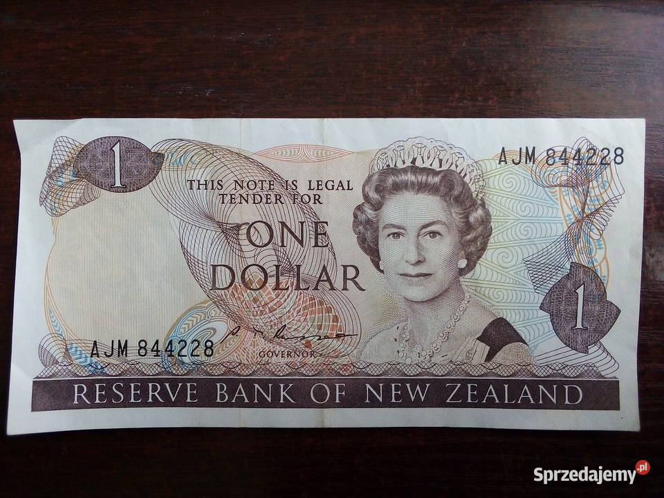 Banknot 1 dolar Nowa Zelandia Pozostałe