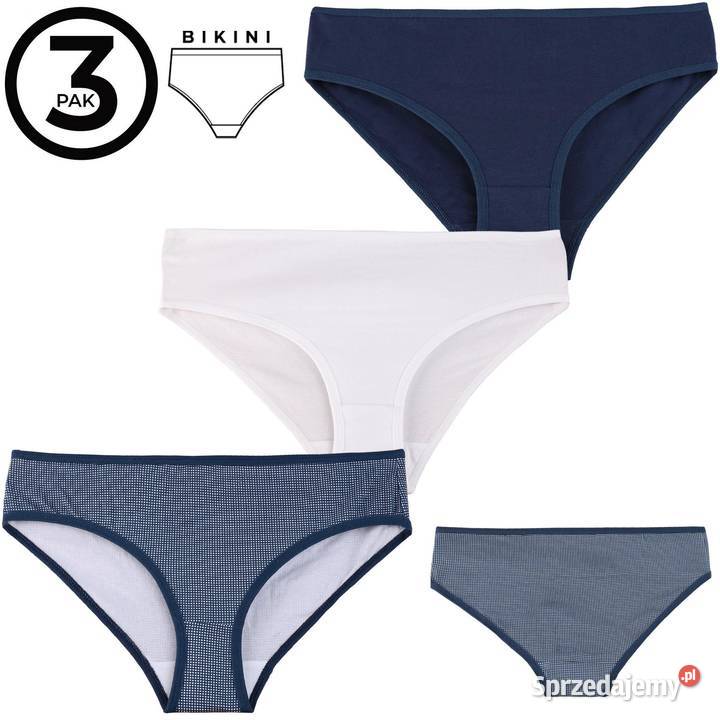 Majtki Figi Moraj damskie bawełniane r L x3 mazowieckie Warszawa