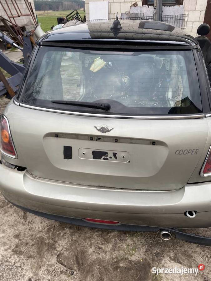 Tylnia klapa mini cooper 2007 Rok produkcji 2007 lubelskie Serokomla