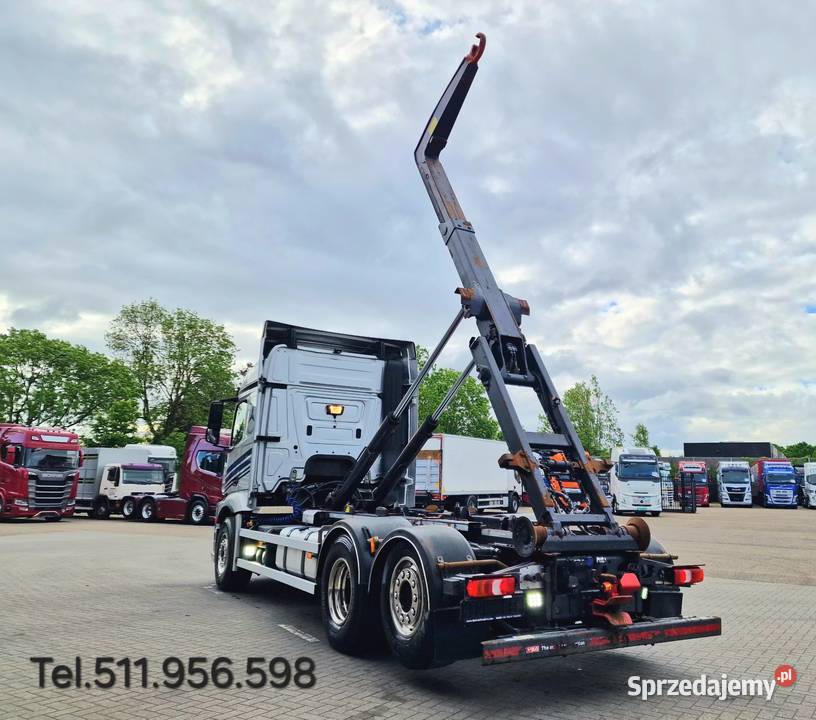 Hakowiec 6x2 Eur 6 Mercedes Actros 2558 tez