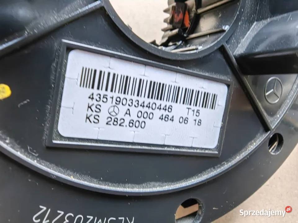 Taśma zwijak kierownicy Mercedes CLK w209 śląskie Żory