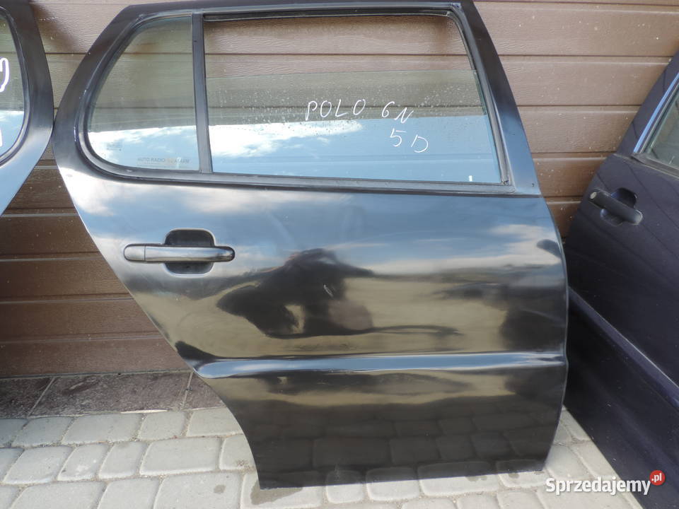 Drzwi Prawy Tył VW Polo 6N 5D kolor LC5H Części samochodowe małopolskie Nowy Sącz