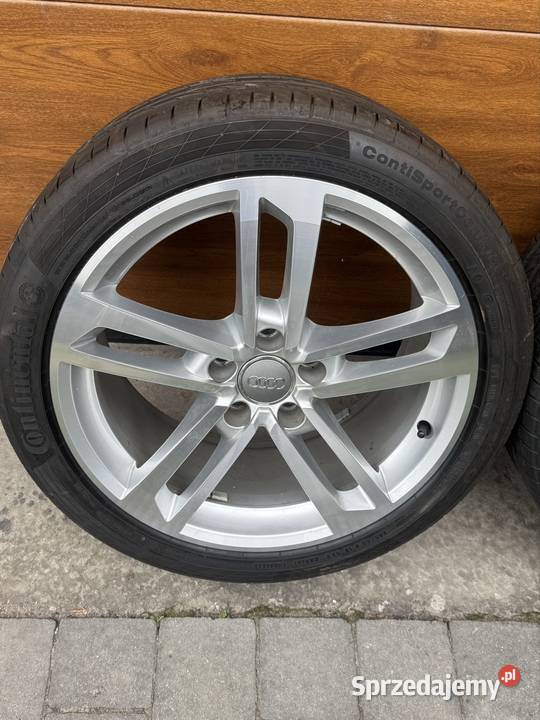 Alufelgi oryginał Audi 18 opony letnie 24540R18 świętokrzyskie Wiązownica Duża