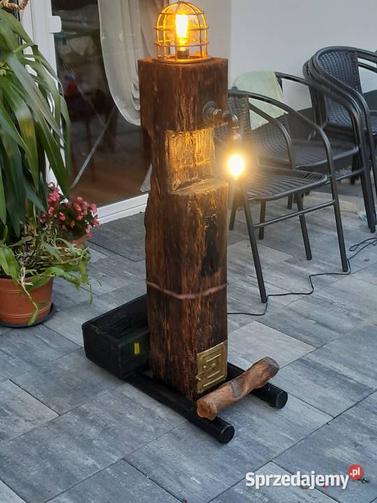Unikatowy słupek oświetleniowy lampa stojąca Jedlicze sprzedam