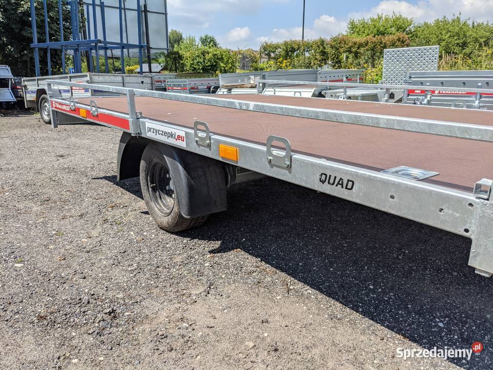 Przyczepa TEMARED 3020 QUAD 2 platforma 300x200 Lublin