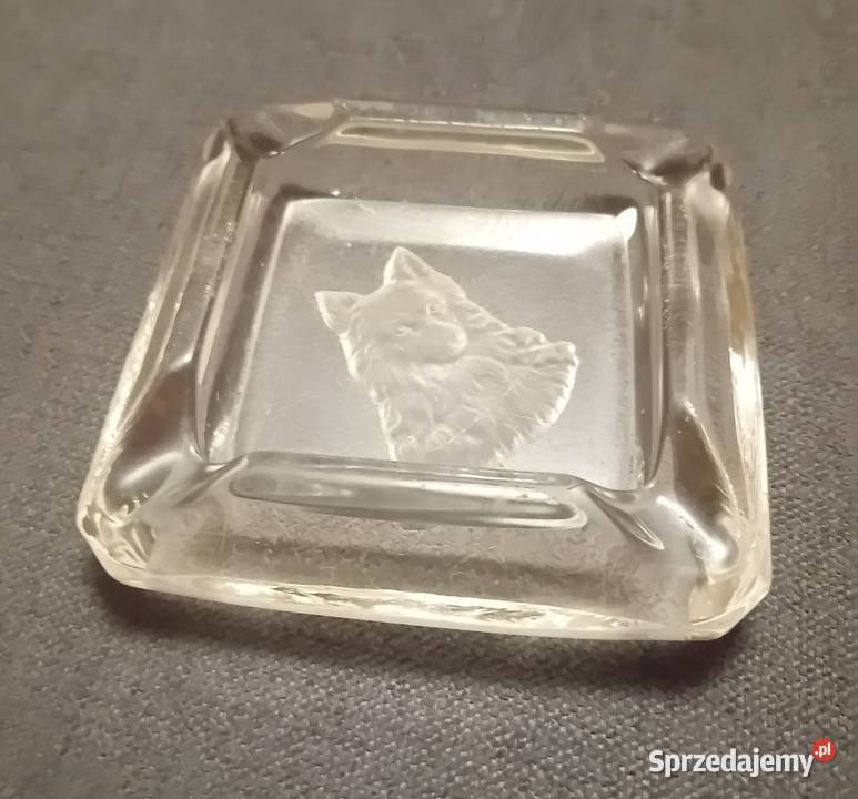 Popielniczka z wizerunkiem owczarka niemieckiego wielkopolskie