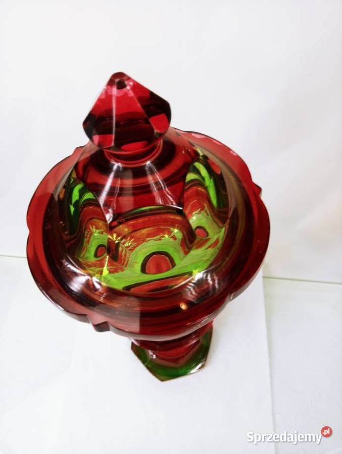 Kielich Kryształ Pokal Bohemia Rubin