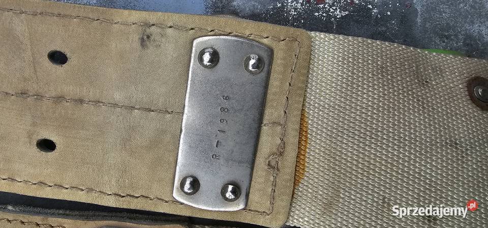 Pas strażacki PRL vintage zabytkowy nowy Pozostałe Wrocław