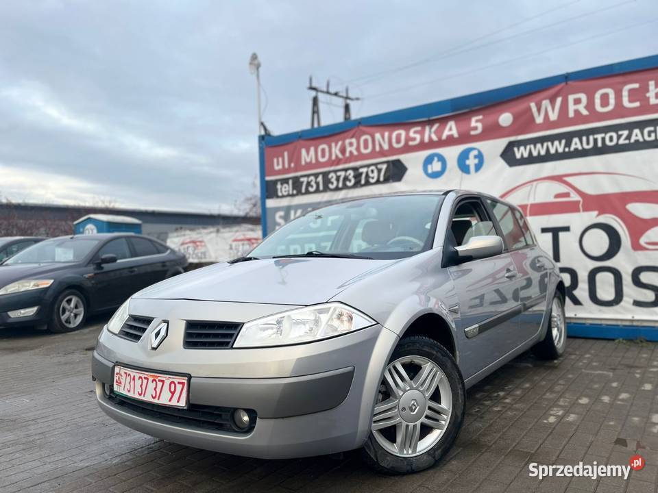 Renault Megane 16 Benzyna Klimatyzacja Elektryka benzyna dolnośląskie Wrocław