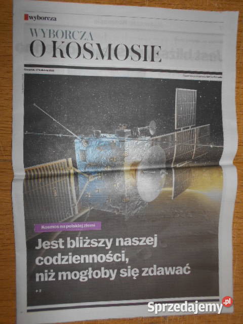 WYBORCZA O KOSMOSIE Gazeta Wyborcza miękka Parczew