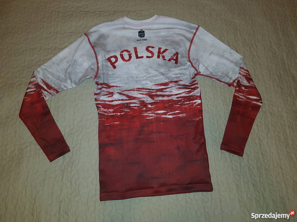 Nowa koszulka treningowa termoaktywna flaga Warszawa