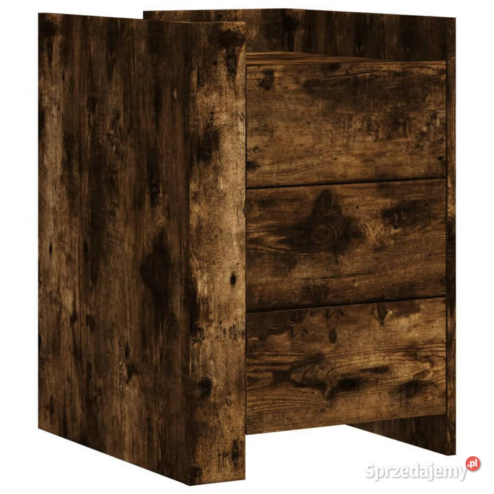 Szafka nocna przydymiony dąb 45x50x65 WM848308