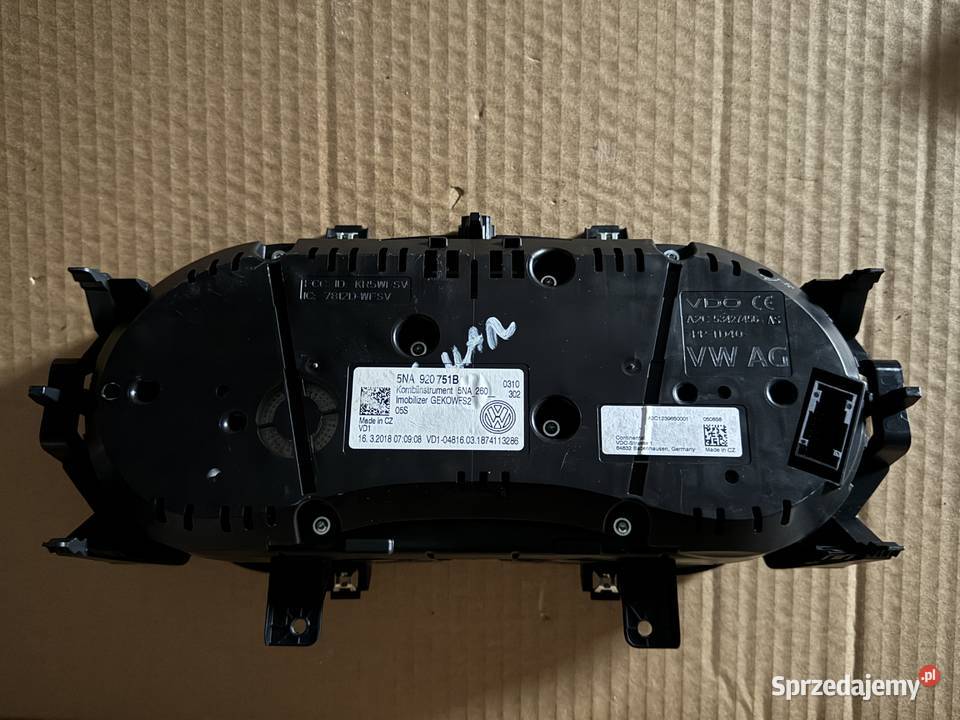 5NA920751 VW TIGUAN LICZNIK ZEGAR VW TIGUAN 5NA Kłodzko