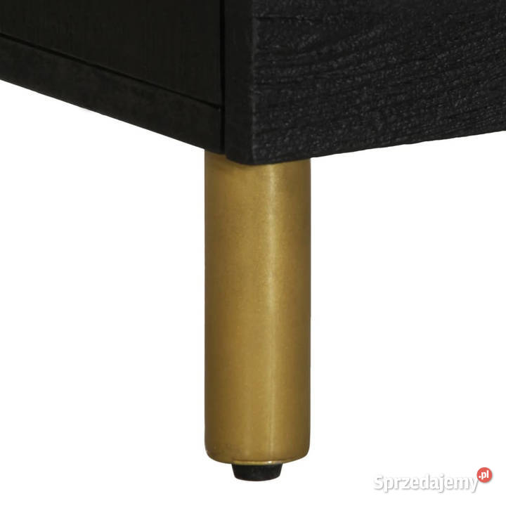 Szafka nocna czarna 50x33x62 materiał Warszawa