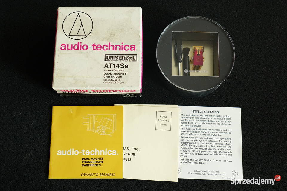 Wkładka Audio Technica AT14Sa małopolskie Kraków sprzedam