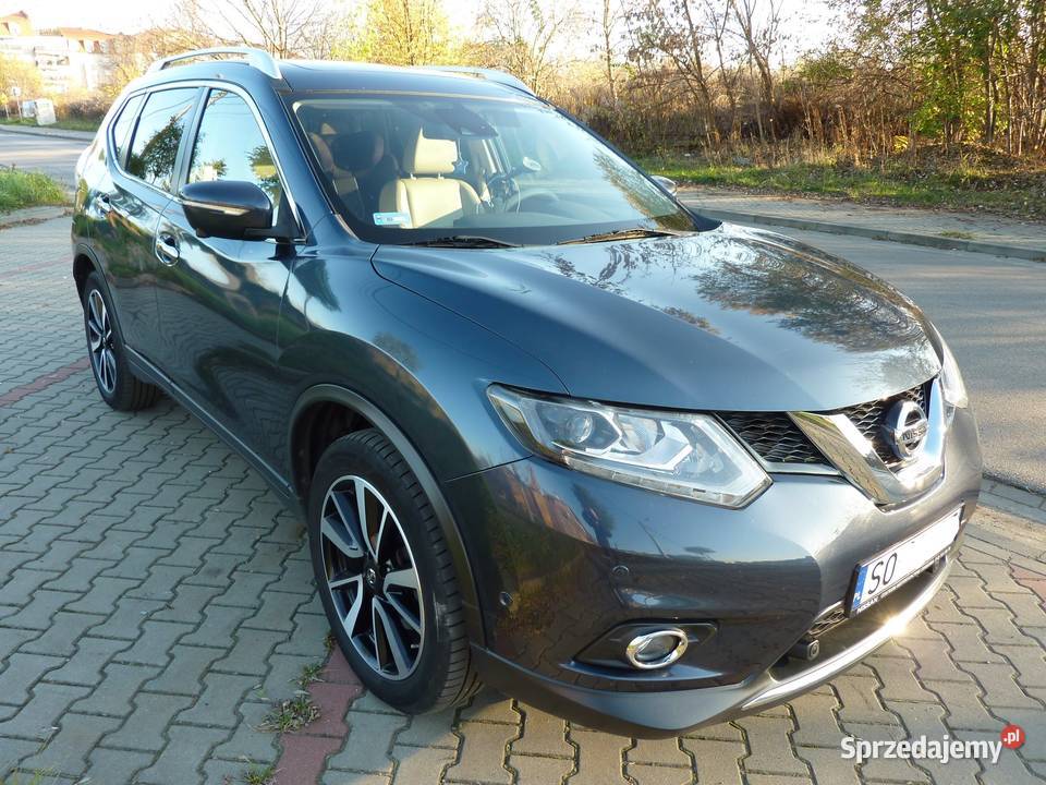 4x4 7osobowy Najbogatsza wersja Bezwypadkowy X-Trail śląskie Sosnowiec sprzedam