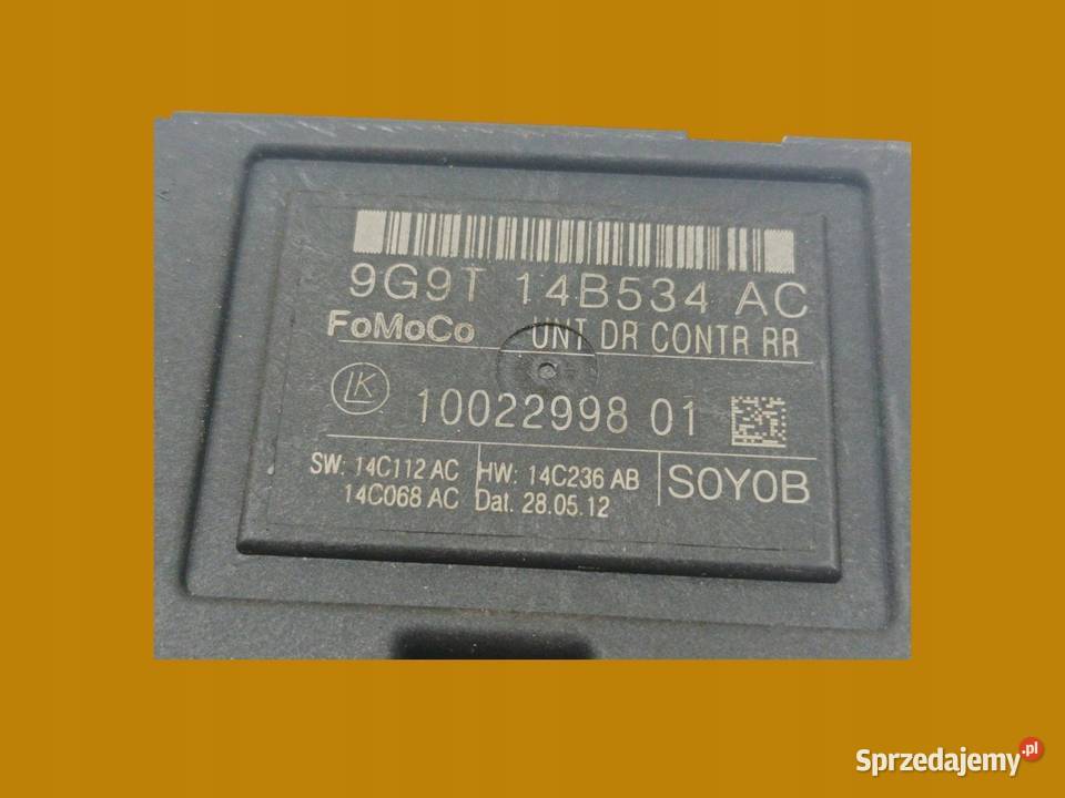 MODUŁ TYŁ LEWY PRAWY KPL 9G9T14B534AC Ford
