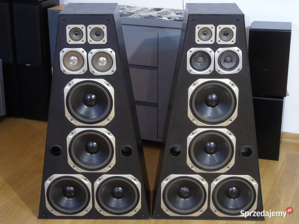 Kolumny imprezowe Pyramide 2 x 650 wat sprawne Słuchawki i głośniki Jasło