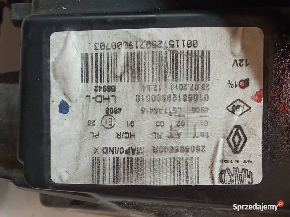 LAMPA PRZÓD LEWA FULL LED EUROPA 260605690R