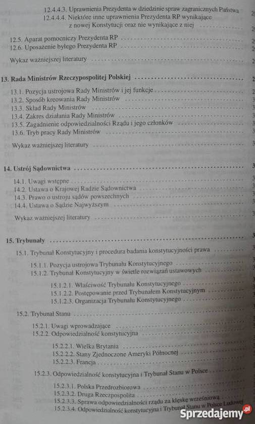 PRAWO KONSTYTUCYJNE WITKOWSKI ZBIGNIEW prawo i administracja