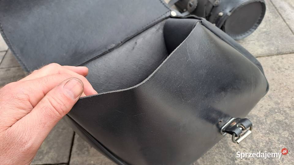skórzane sakwy boczne motocyklowe piórnik 0cm3 sprzedam