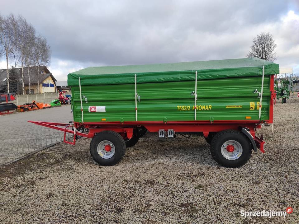 Przyczepa Pronar T6532 6 ton T672 PT608 T6722 nieuszkodzony Kozenin