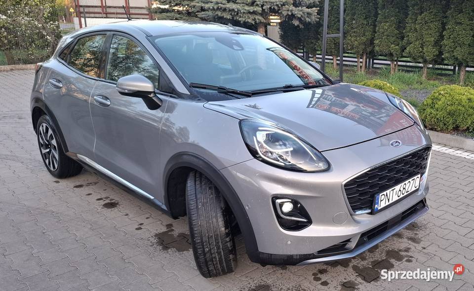 Ford Puma 10 hybryd 2024 stan przyciemniane szyby wielkopolskie