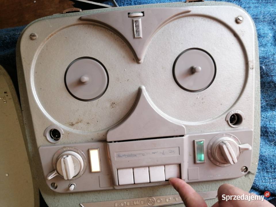 magnetofon szpulowy loeve opta walizkowy lampowy Legnica