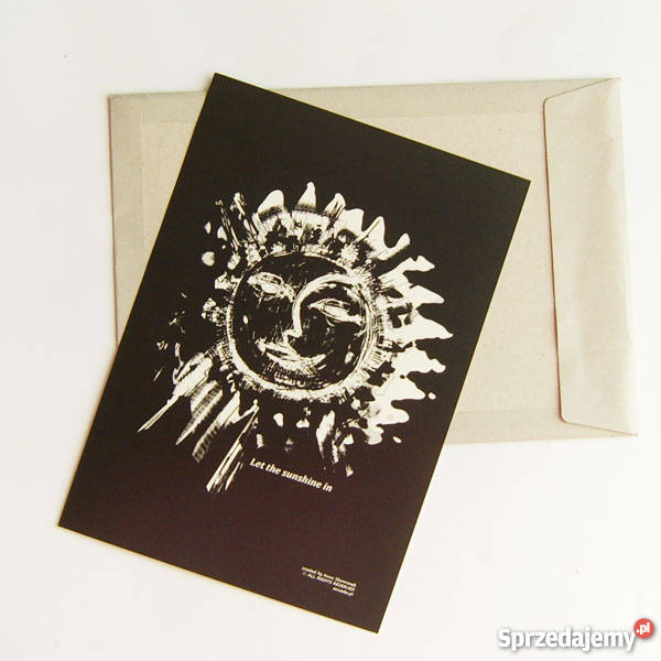 21x30 Let the sunshine in 2czarnobiały plakat śląskie Katowice