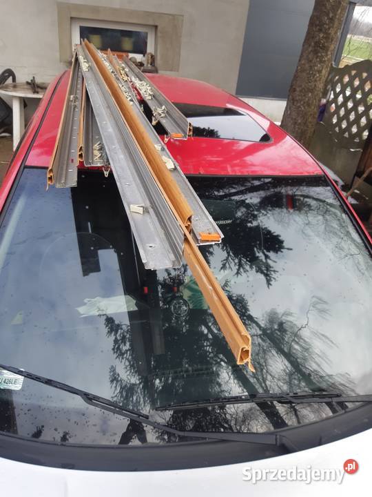 Karnisze aluminiowe solidne brązowy Bychawa