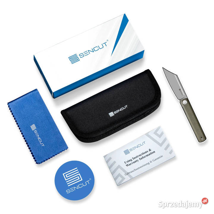 Nóż składany Sencut Cybrix Blue Aluminium Satin mazowieckie sprzedam