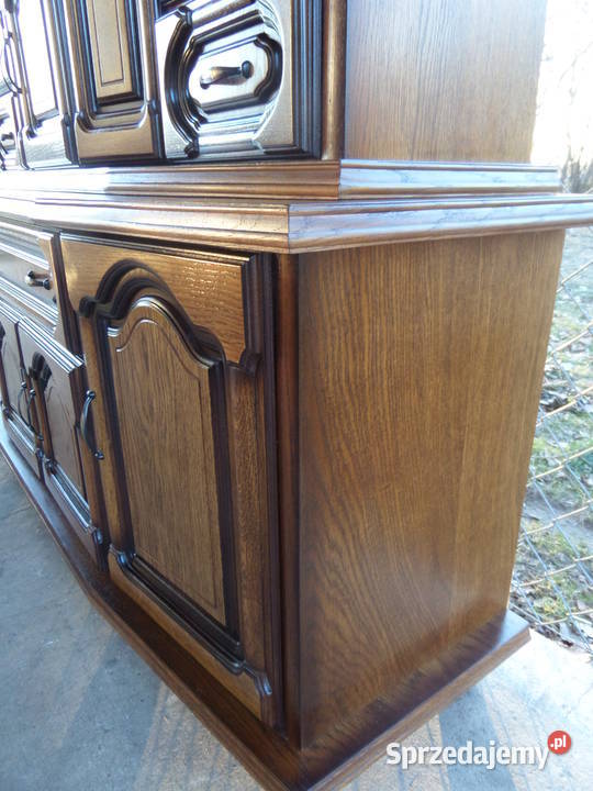 witrna kredens dębowa drewniana stan wysyłka Buczek