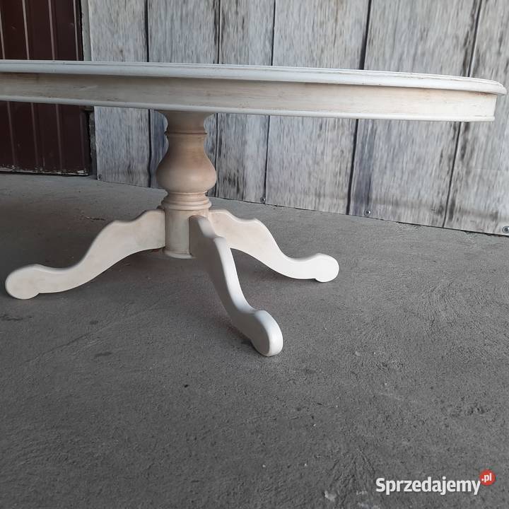 Stolik ława stylowy kawowy okolicznościowy biały Byczyna