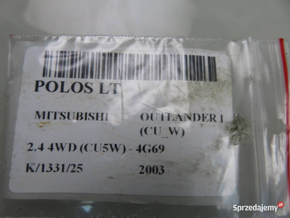 PÓŁOŚ LEWA TYLNA MITSUBISHI OUTLANDER I 24 4WD osobowe