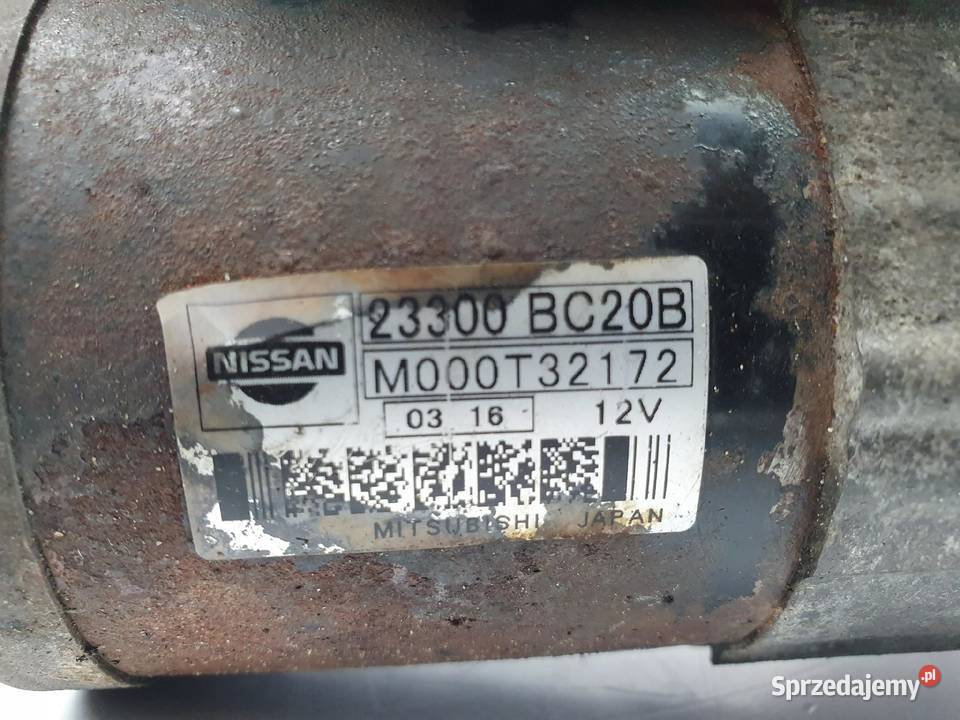 ROZRUSZNIK Nissan Qashqai 16 16V 23300BC20B Chełm sprzedam