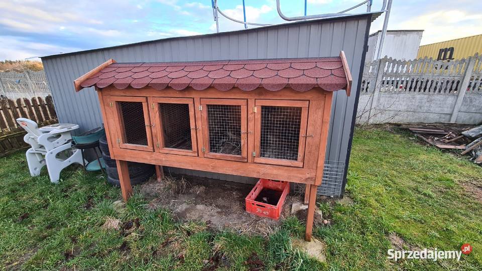 Klatka królików używana jeden sezon Pozostałe Szydłowo