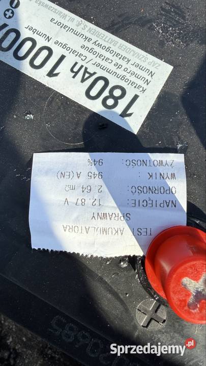 Akumulatory ZAP WARTA 180 ah NOWE mazowieckie Koszajec