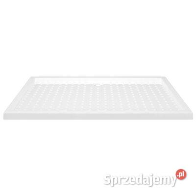 Brodzik prysznicowy z wypustkami biały 80x120x4